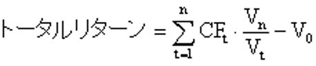 複利年率のトータルリターン